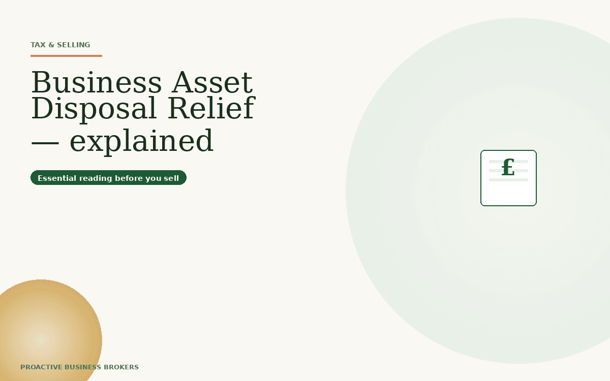 Business Asset Disposal Relief guide for UK business owners